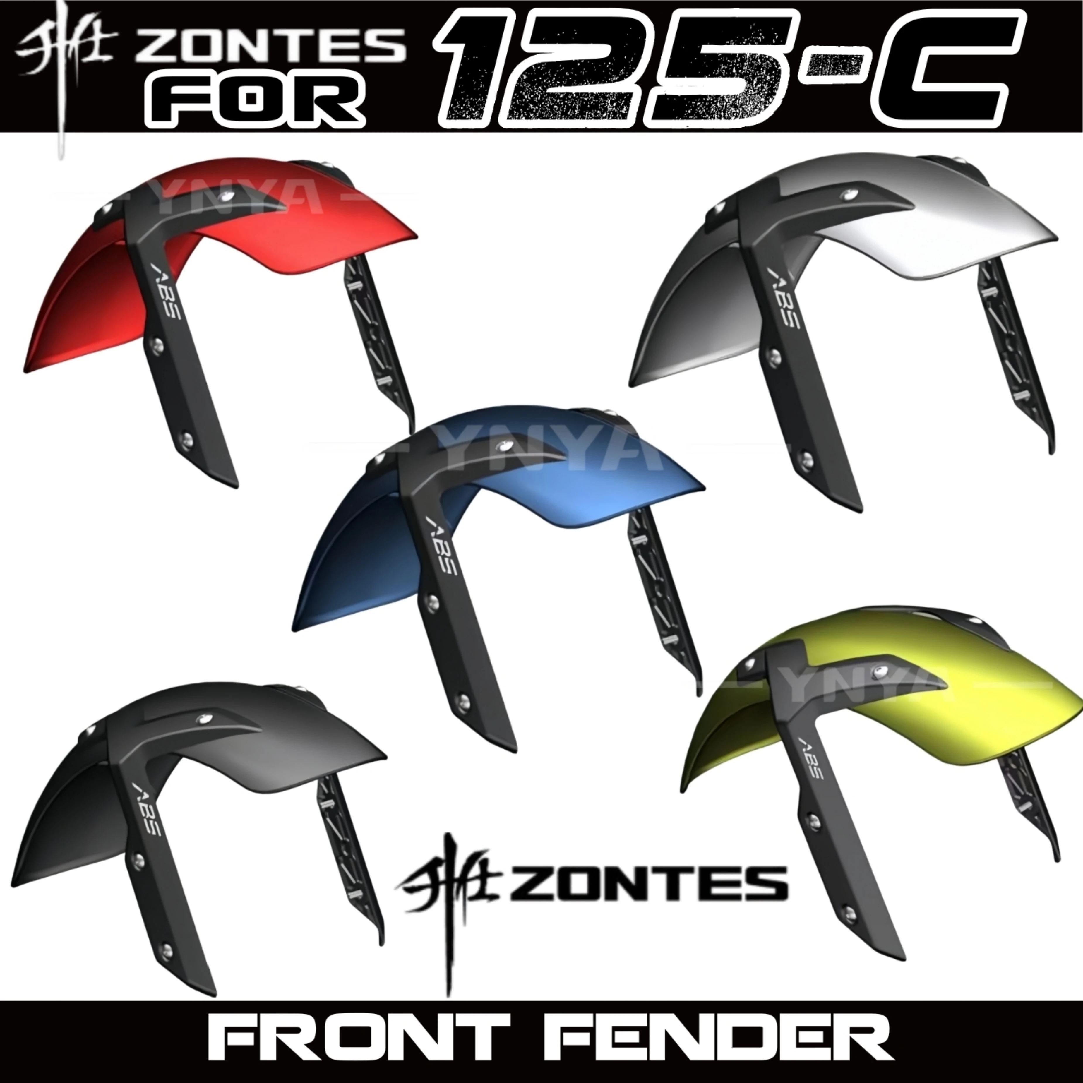 FOR ZONTES 125C/C2 Front Fender Center Panel, Front Baffle, Front Fender Assembly