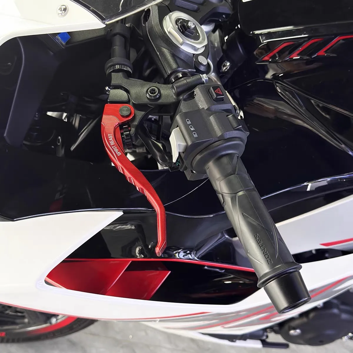 FOR ZONTES 703F modified two-finger lever, 703RR short bullhorn brake two-finger bullhorn left and right disc brake lever - Image 3