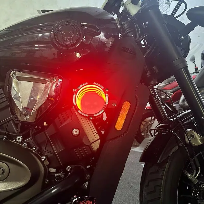 For VOGE CU250/CU525 modification parts abyss lamp cool skull lamp - Image 2