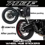 FOR ZONTES 2024 Model Wheel Reflective Decals Waterproof Stickers Car Wheel Modification Accessories