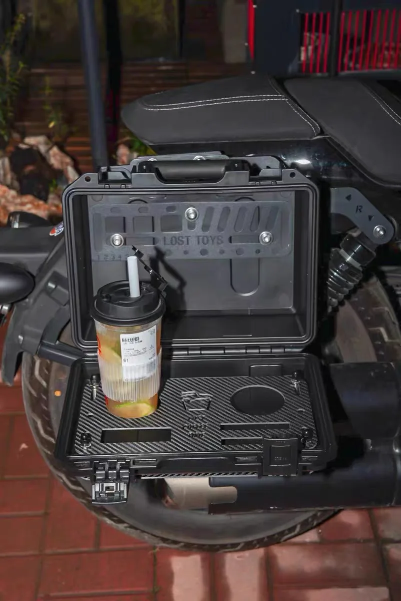 For QJMOTOR SRV600 modified side bag bracket to expand the non-destructive installation mounting system motorcycle waterproof si - Image 2