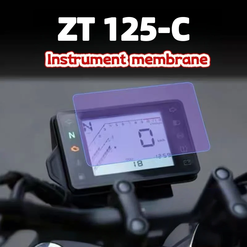 FOR ZONTES 125C Motorcycle Instrument Panel LCD Screen Protector (Non-Tempered Glass Waterproof Sticker Modification Accessory) - Image 3