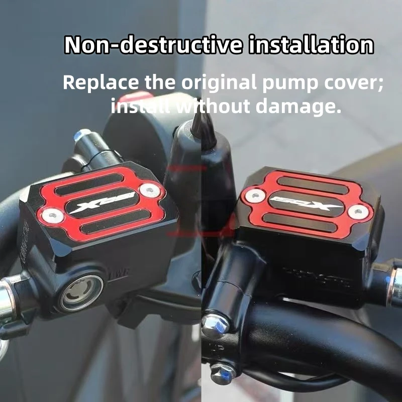 FOR ZONTES 150X brake fluid reservoir cover, front and rear brake fluid cup caps, brake fluid reservoir decorative cover - Image 5