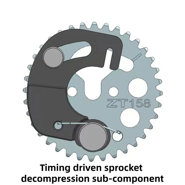 FOR ZONTES 125C Toothed Chain Timing Driven Sprocket Decompression Distributor Decompression Lever Tensioner Plate - Image 3