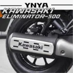 For Kawasaki Eliminator 500/500SE modified exhaust pipe tail section anti-scalding protective cover decorative cover accessories