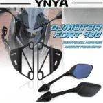 For QJMOTOR FORT 400 modified foldable rearview mirror, reversing mirror, mirror forward bracket accessories