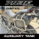 FOR ZONTES 703F Motorcycle Auxiliary Fuel Tank 304 Stainless Steel Automatic Fuel Supply