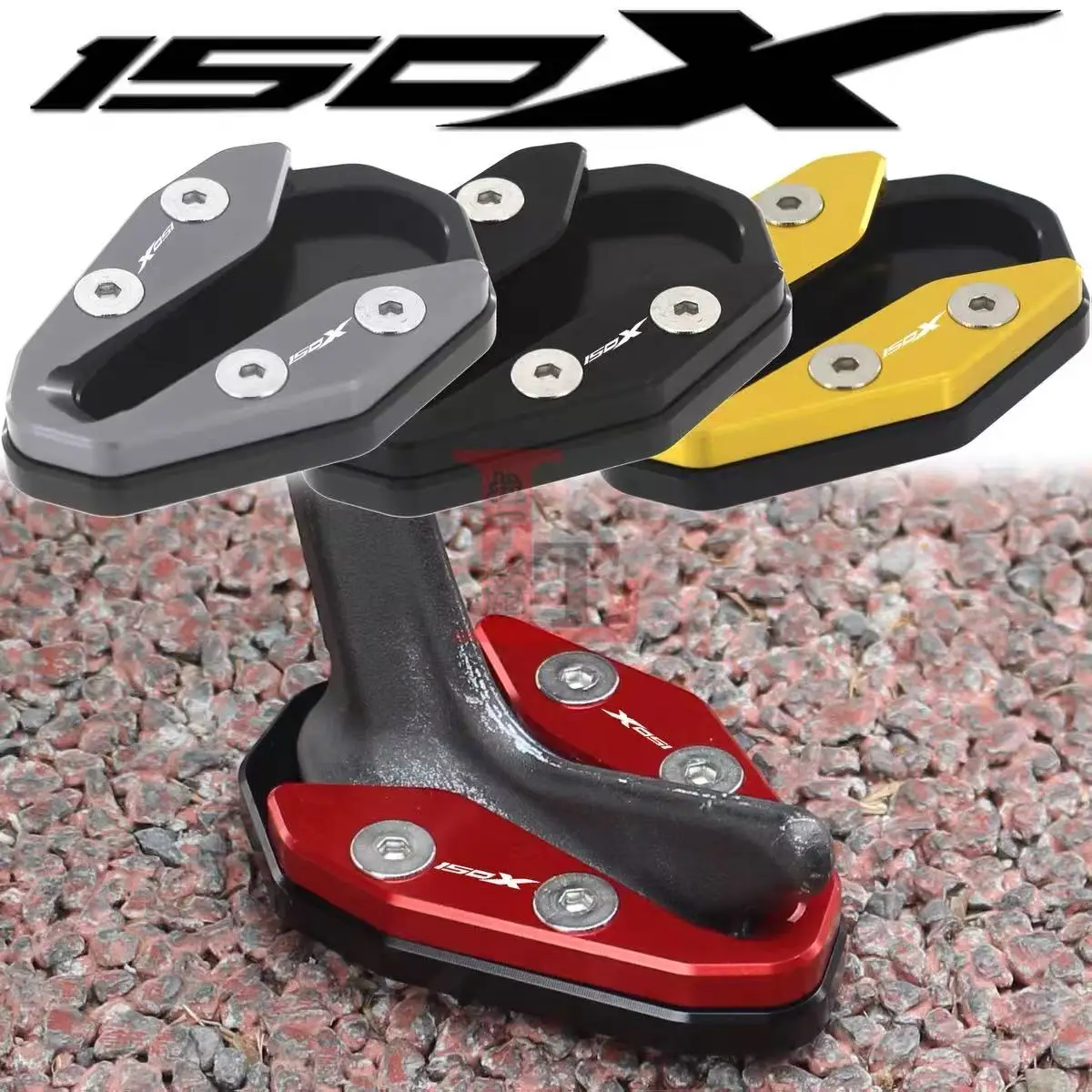 FOR ZONTES 150X New Modified Side Stand, Enlarged Seat, Small Tripod, Widened Side Support, Anti-slip Mat Accessories - Image 2