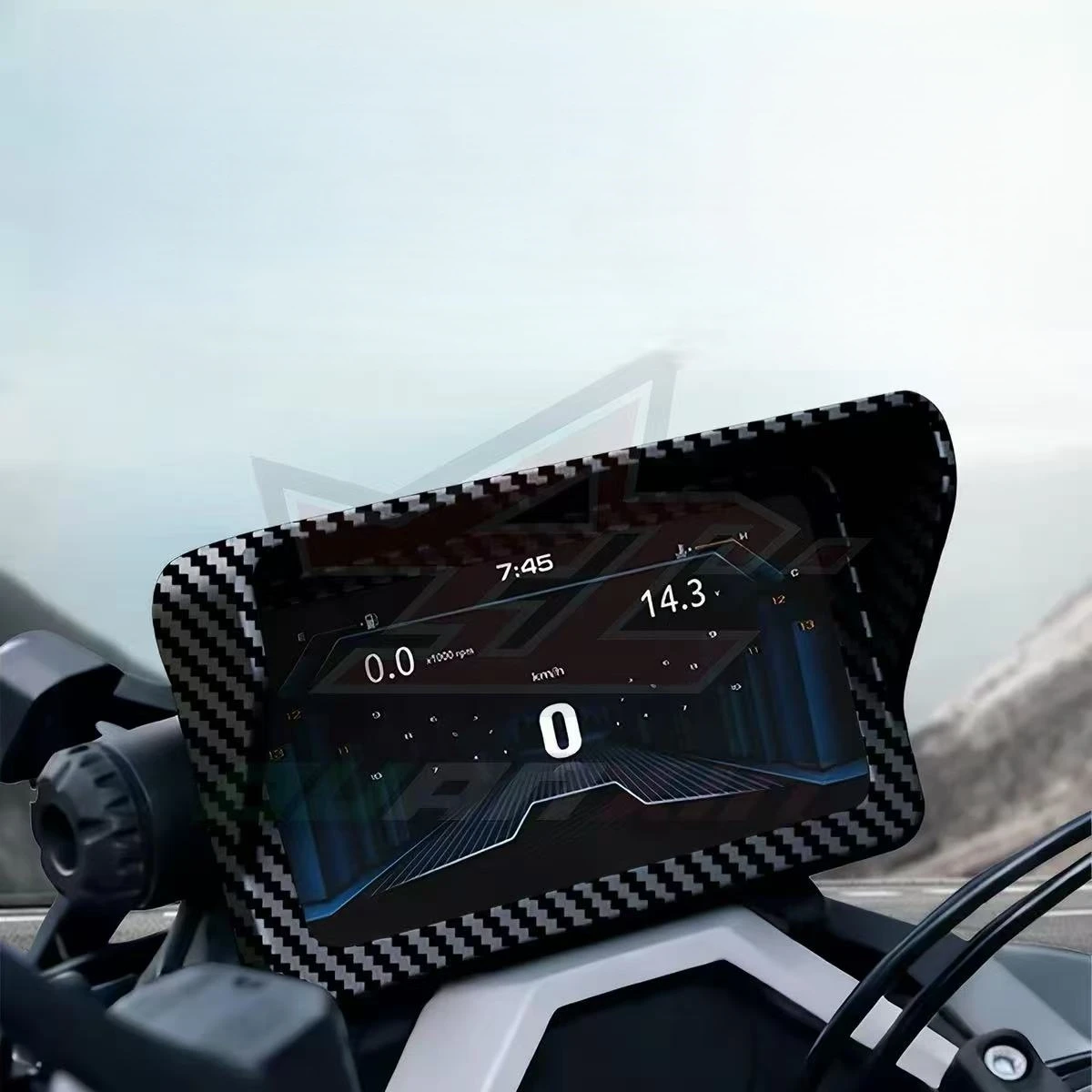 FOR ZONTES 150X Dashboard Sunshade Motorcycle Reflective Sun Protection Screen Protector - Image 2