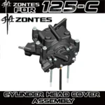 FOR ZONTES 125C water pump components: pump housing, shaft, drain pipe, pump cover, pump blades, pressure plate, rocker arm.