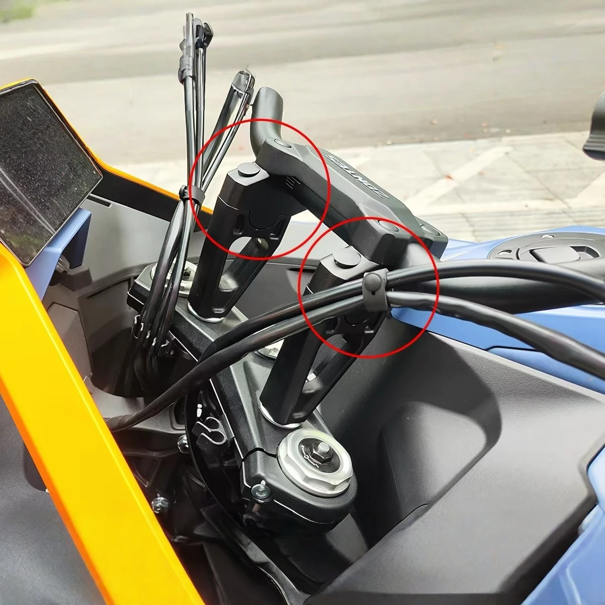 FOR ZONTES 703F 703R Handlebar Raising and Handlebar Adjustment ZT305T Handlebar Modification - Image 2