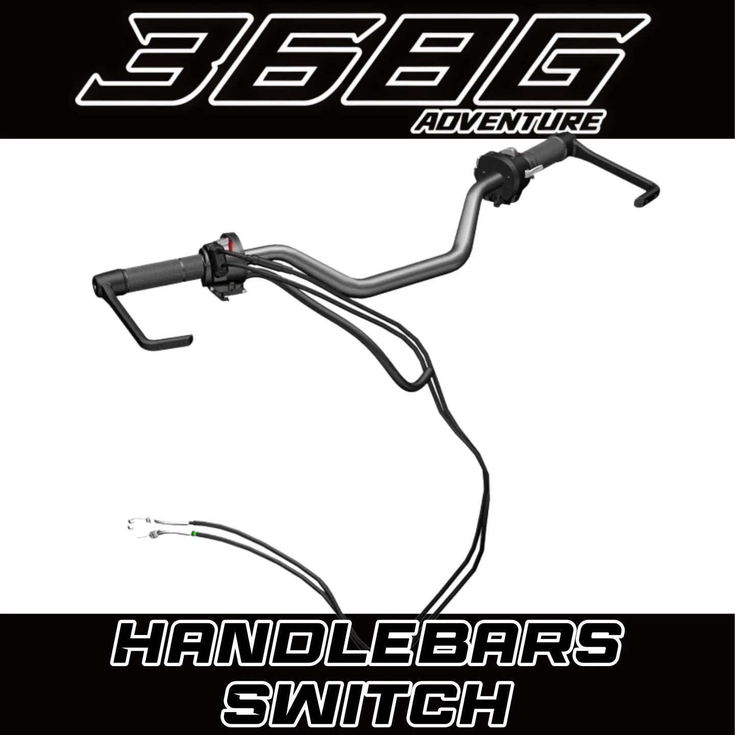 FOR ZONTES 368G Scooter Handlebars Left and Right Switch Assembly Heated Handlebar Cover Throttle Cable Handguard Bracket