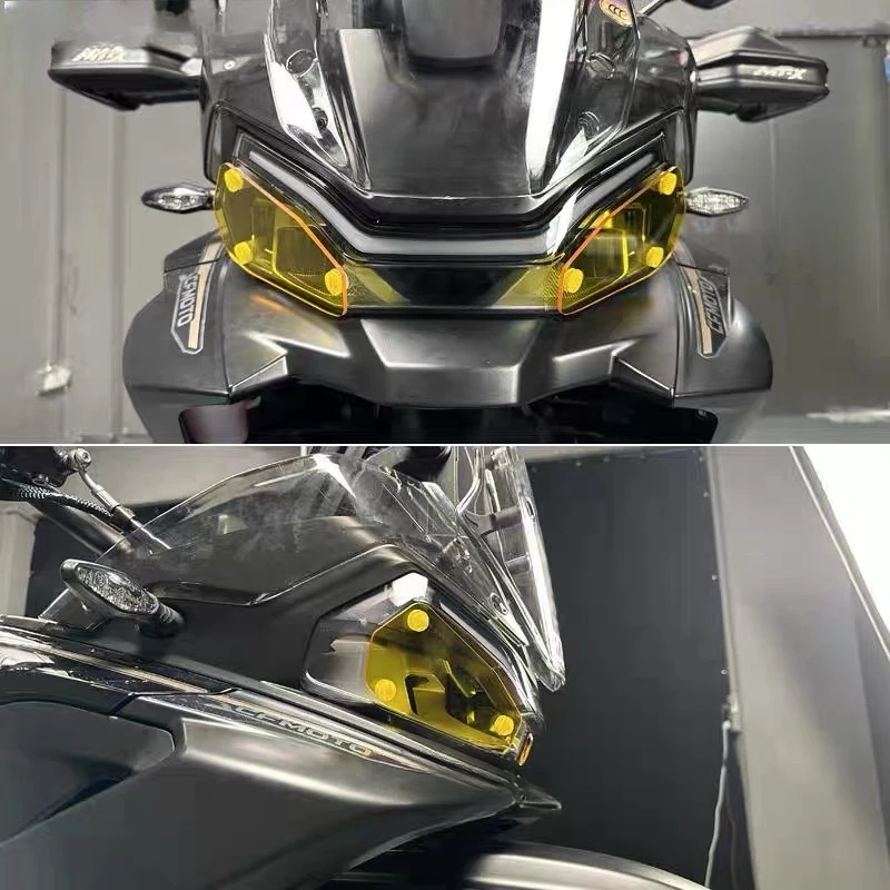 For CFMOTO 800MT-X modified parts headlight protection piece motorcycle headlight protection piece headlight shield accessories - Image 2