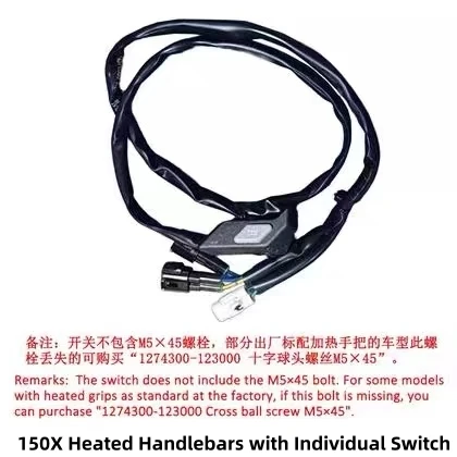 FOR ZONTES 150X Motorcycle Original Aftermarket Parts: Heated Handgrips, Electric Handgrip Covers, Grips, Throttle Components - Image 6