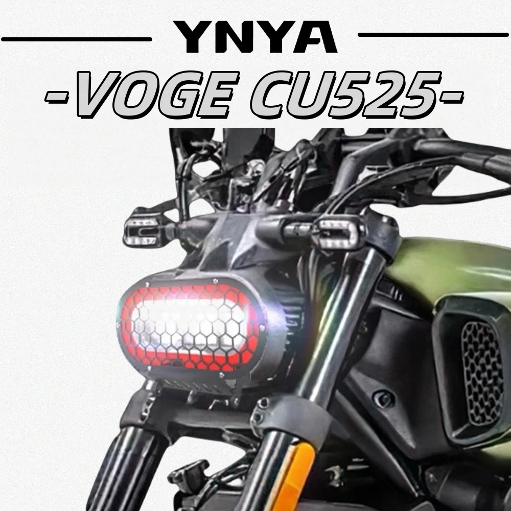 For VOGE CU525 24 models modified headlight cover headlight protection net retro protective cover CU525 headlight