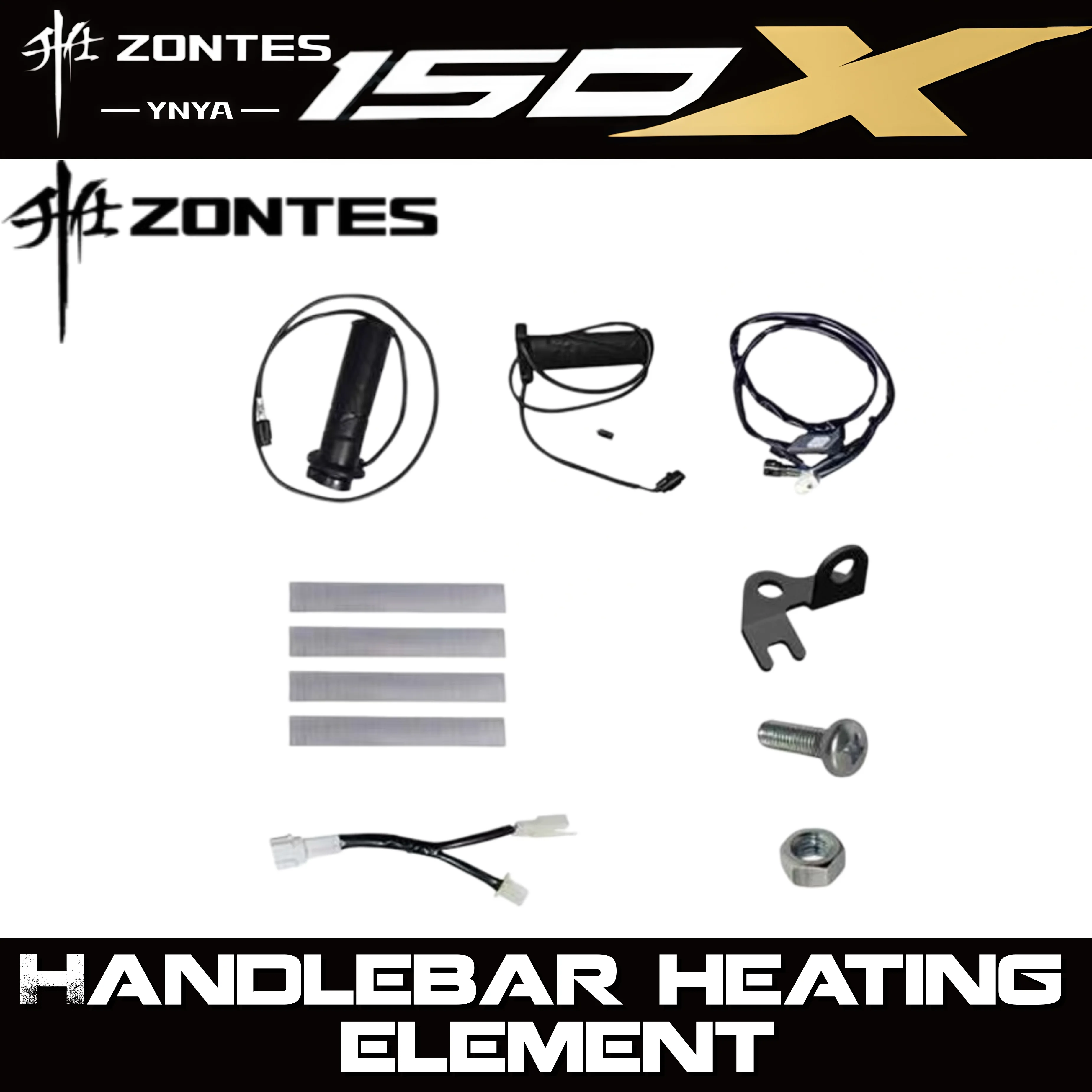 FOR ZONTES 150X Motorcycle Original Aftermarket Parts: Heated Handgrips, Electric Handgrip Covers, Grips, Throttle Components