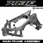 FOR ZONTES 703F main frame, frame side cover, decorative cover, fuel tank bracket, frame carbon canister, solenoid valve