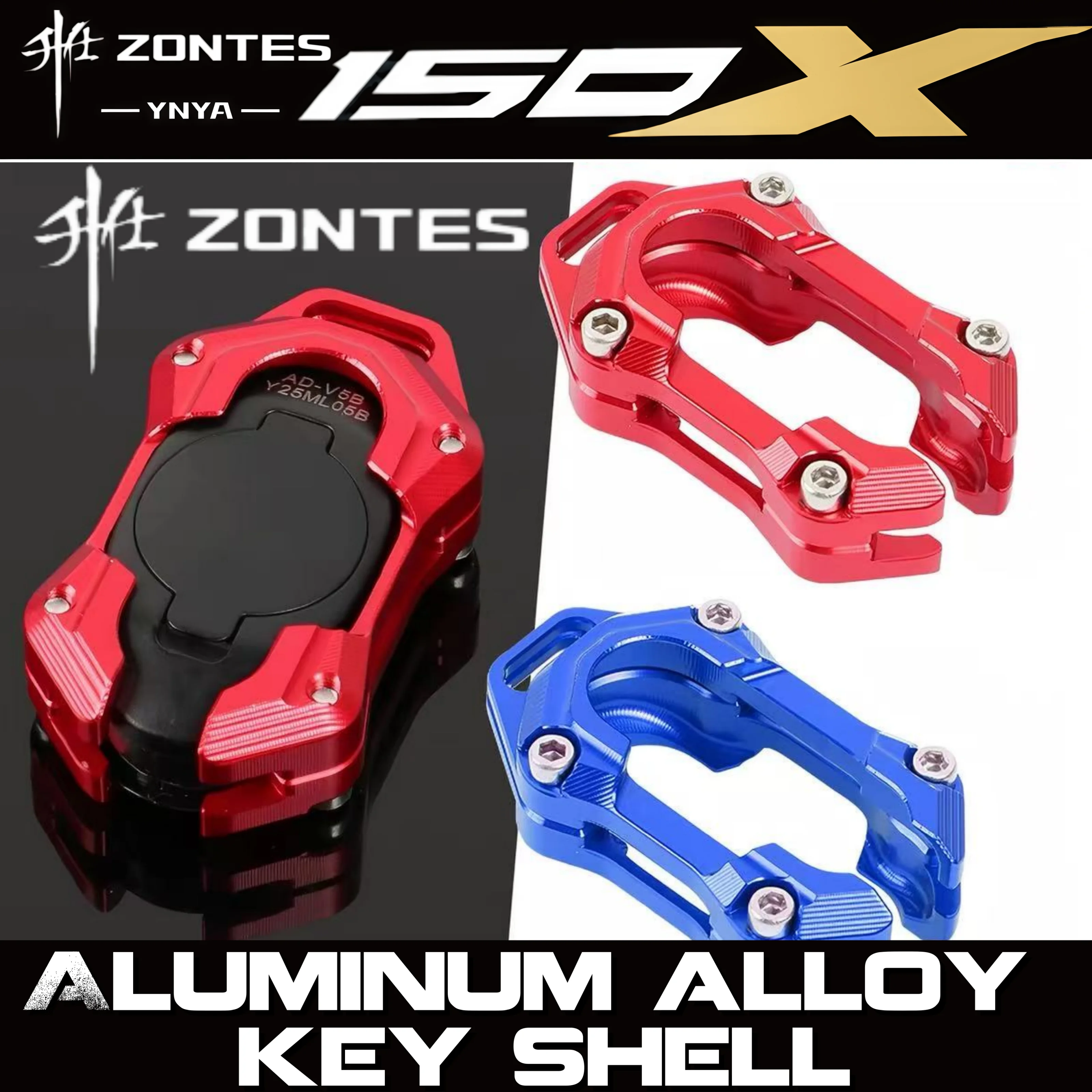 FOR ZONTES 150X modified key shell protective cover remote control aluminum alloy protective cover key anti-fall shell parts
